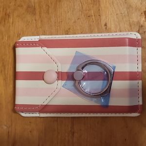 Cell phone card holder
